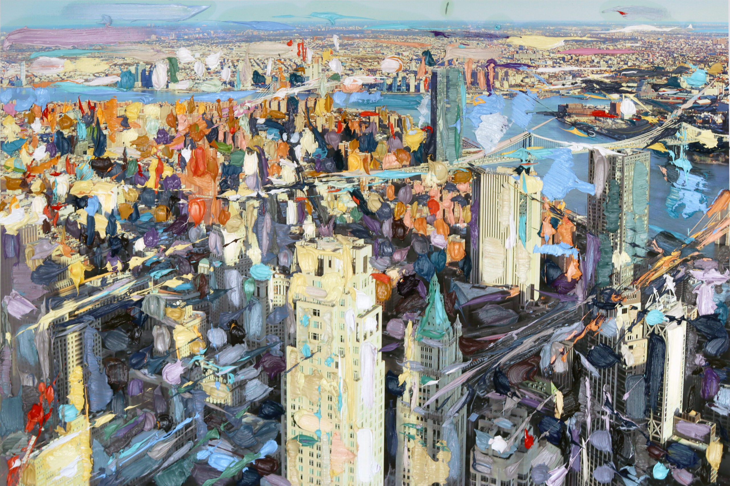 Erik Schmidt
Playdough, 2024
Oil on fine Arts print on canvas
120 x 180 cm