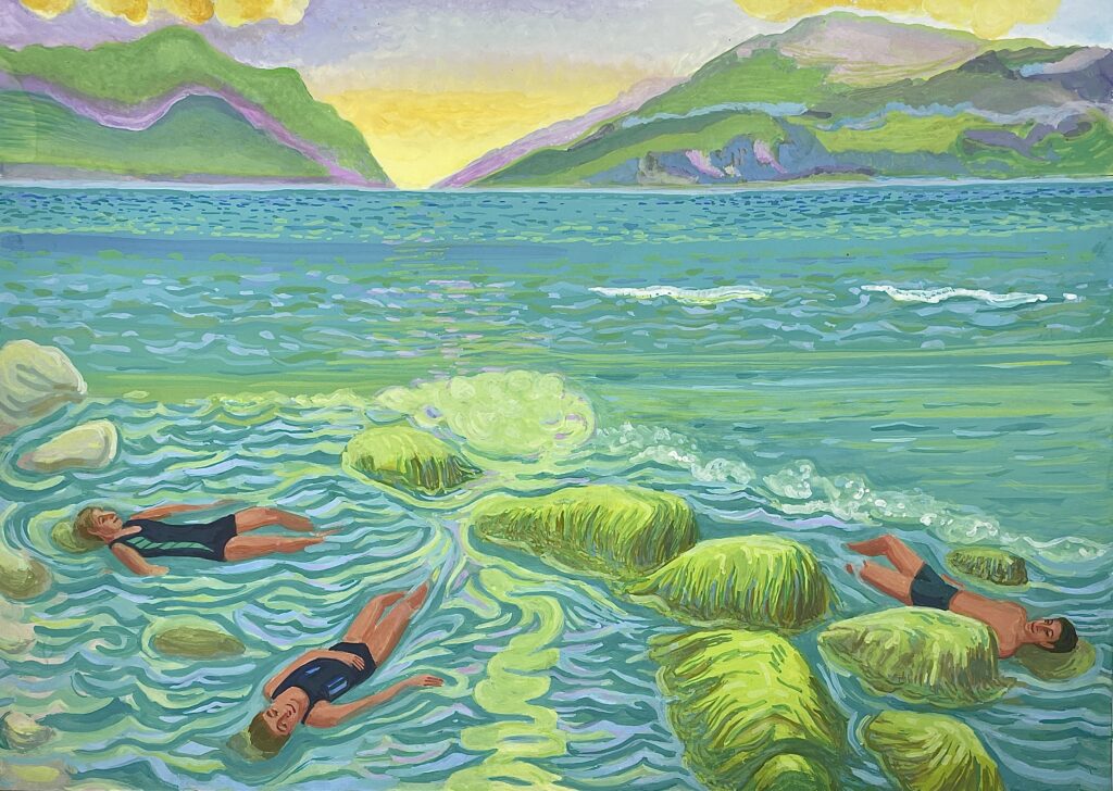 Les plus belles heures, A la source du Lac, Lac de Garde, Août 2024