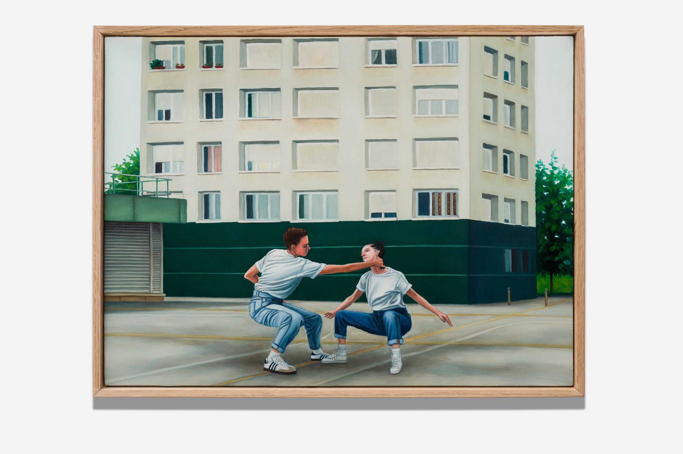 Dorian Cohen_Ambre&Charlotte_30x40cm_Oil on Wood_2024