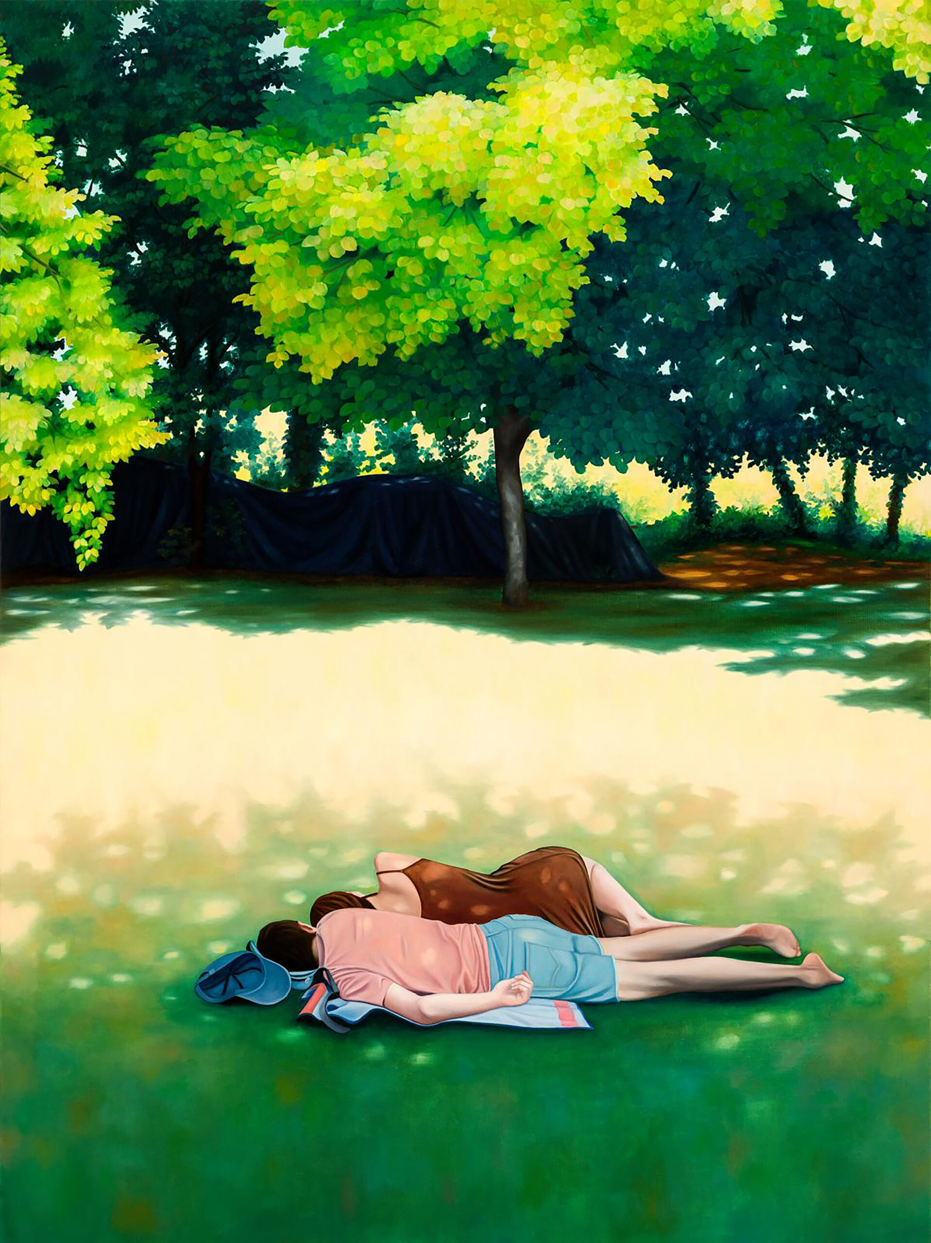 Dorian Cohen, Le parc, 200x150cm, 2024
