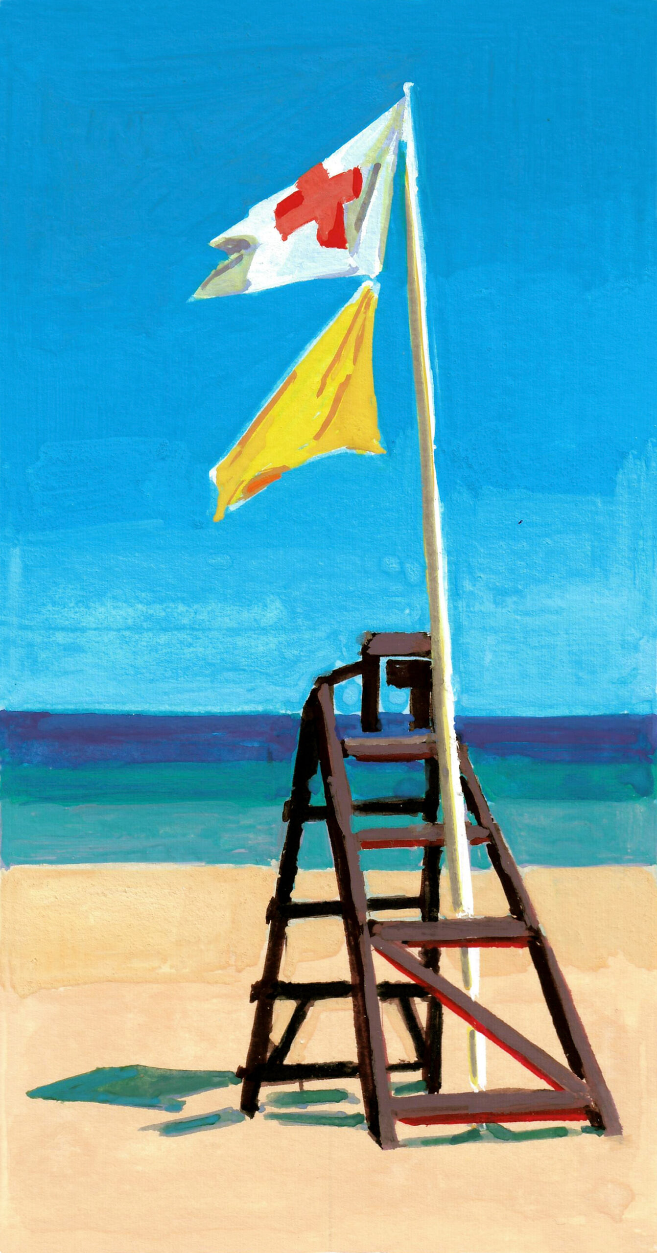 Ara Méndez Murillo
S/T#32 (2025)
12.4 x 6.5 cm
gouache on paper (framed 30 x 30 cm)