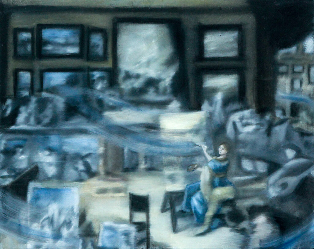 Radical unfiguring – After Frans Franken the Younger, Allegory of painting