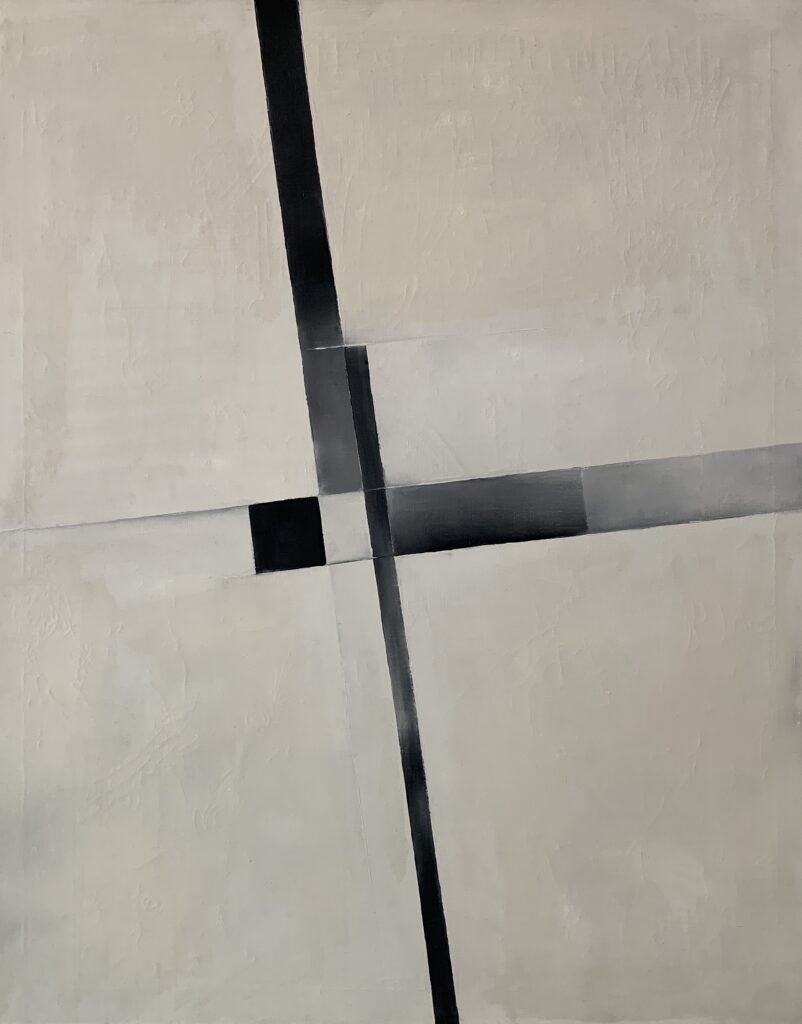 Peinture-n°111 – Hommage à Piet Mondrian